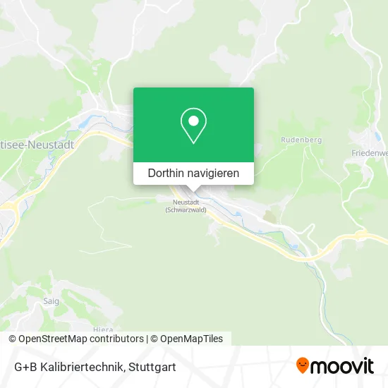 G+B Kalibriertechnik Karte