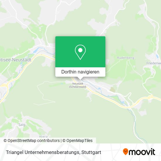 Triangel Unternehmensberatungs Karte