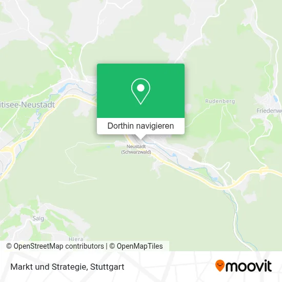 Markt und Strategie Karte