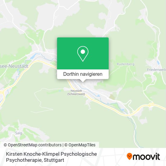 Kirsten Knoche-Klimpel Psychologische Psychotherapie Karte