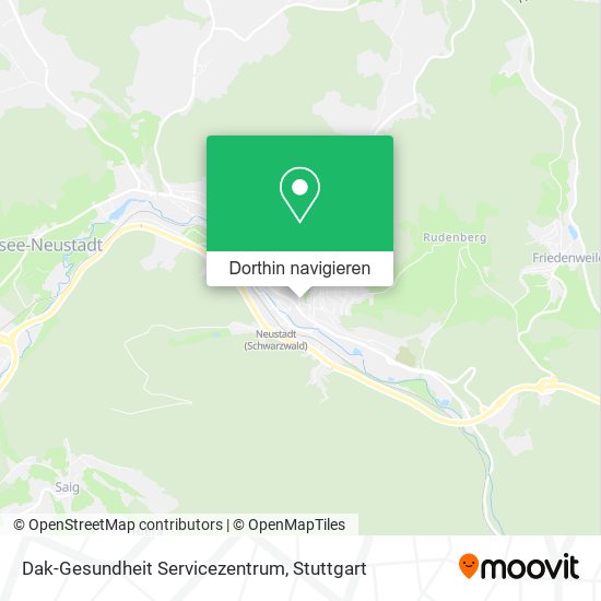Dak-Gesundheit Servicezentrum Karte