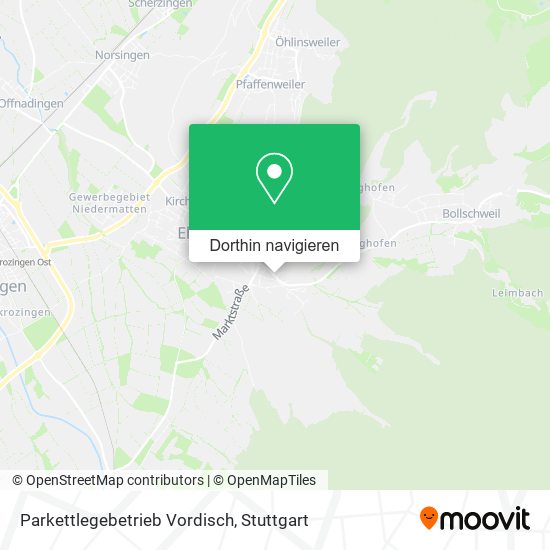 Parkettlegebetrieb Vordisch Karte