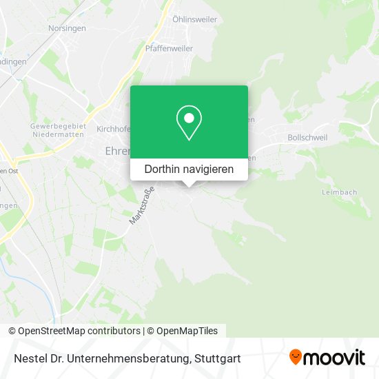 Nestel Dr. Unternehmensberatung Karte