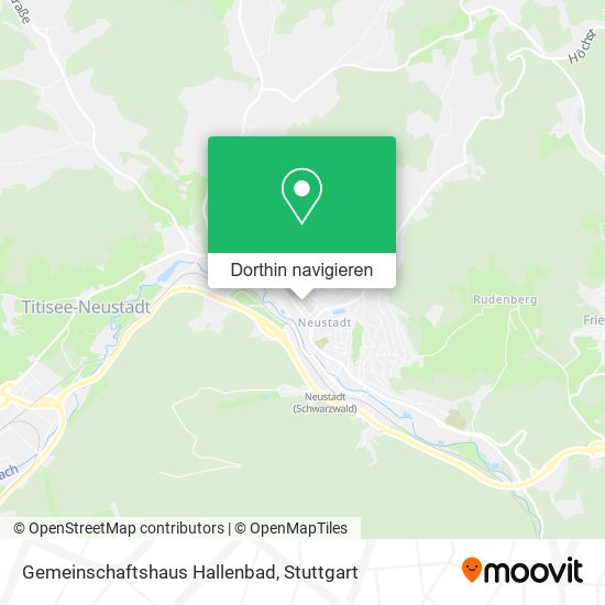 Gemeinschaftshaus Hallenbad Karte
