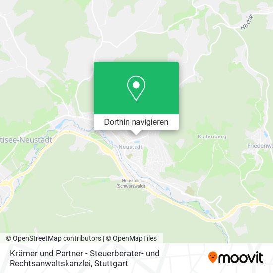 Krämer und Partner - Steuerberater- und Rechtsanwaltskanzlei Karte