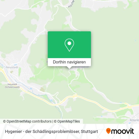 Hygenier - der Schädlingsproblemlöser Karte