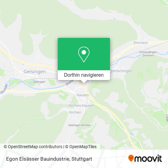 Egon Elsässer Bauindustrie Karte