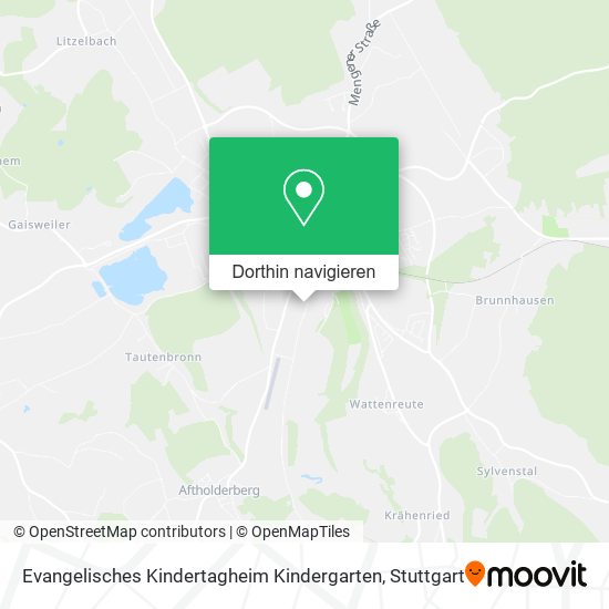 Evangelisches Kindertagheim Kindergarten Karte