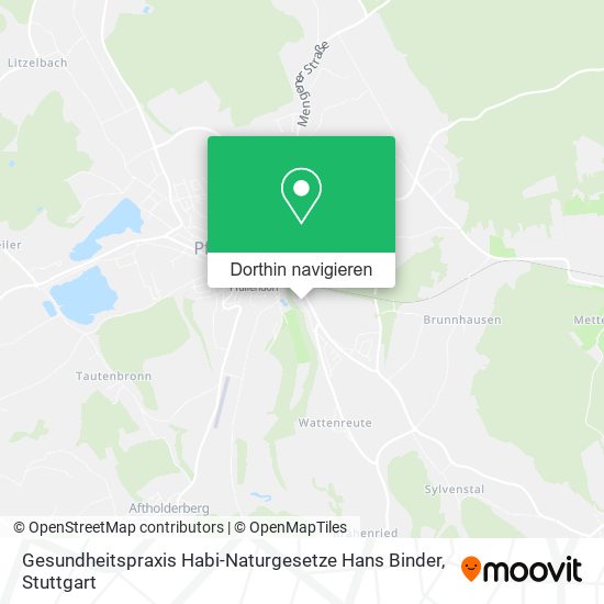Gesundheitspraxis Habi-Naturgesetze Hans Binder Karte