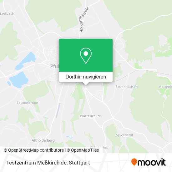 Testzentrum Meßkirch de Karte