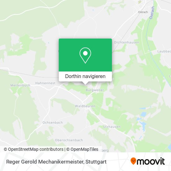 Reger Gerold Mechanikermeister Karte