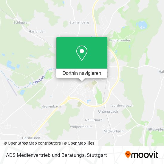 ADS Medienvertrieb und Beratungs Karte