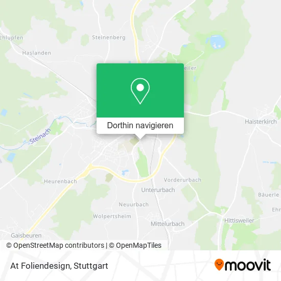 At Foliendesign Karte