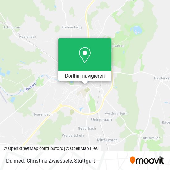 Dr. med. Christine Zwiessele Karte
