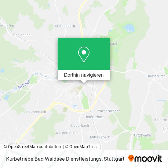 Kurbetriebe Bad Waldsee Dienstleistungs Karte