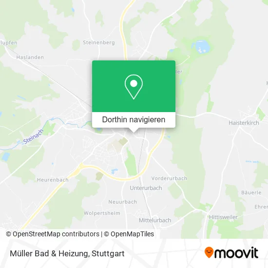 Müller Bad & Heizung Karte