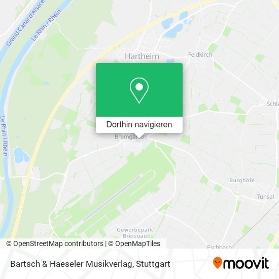 Bartsch & Haeseler Musikverlag Karte