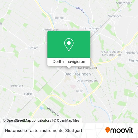 Historische Tasteninstrumente Karte