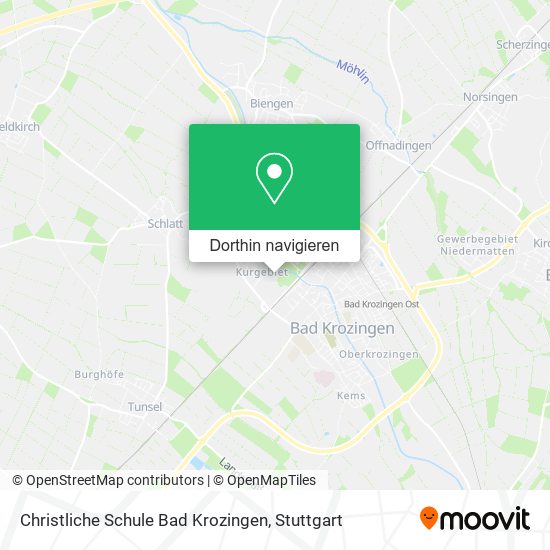 Christliche Schule Bad Krozingen Karte