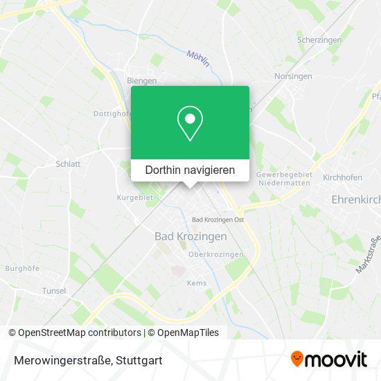 Merowingerstraße Karte