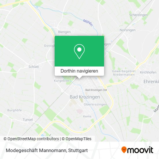 Modegeschäft Mannomann Karte
