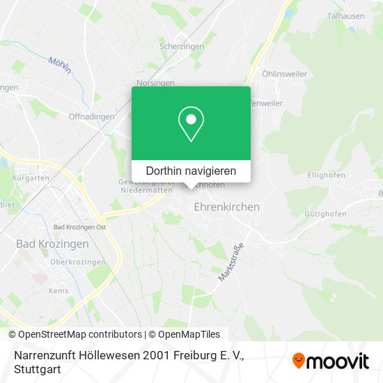 Narrenzunft Höllewesen 2001 Freiburg E. V. Karte