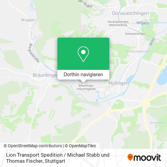 Lion Transport Spedition / Michael Stabb und Thomas Fischer Karte