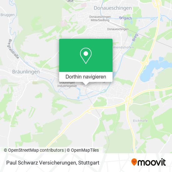 Paul Schwarz Versicherungen Karte