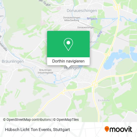 Hübsch Licht Ton Events Karte