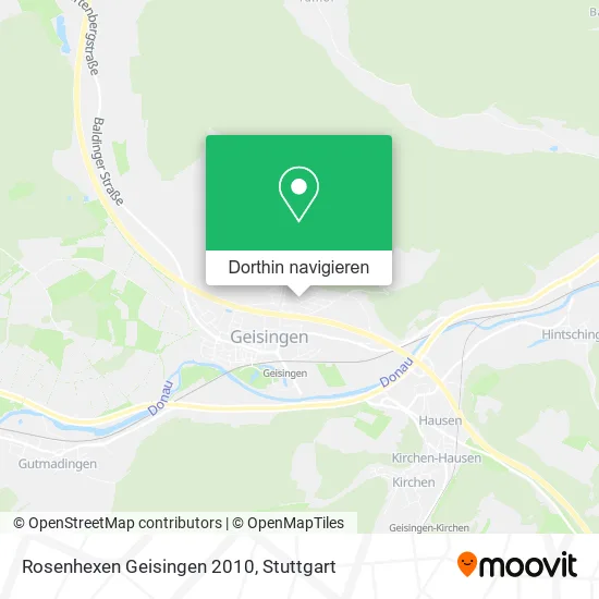 Rosenhexen Geisingen 2010 Karte
