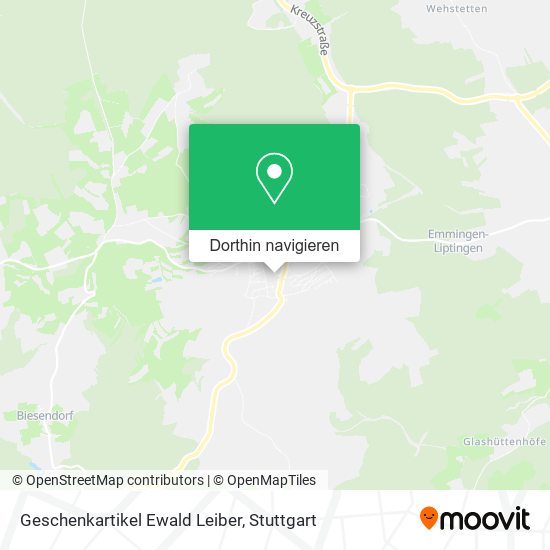 Geschenkartikel Ewald Leiber Karte