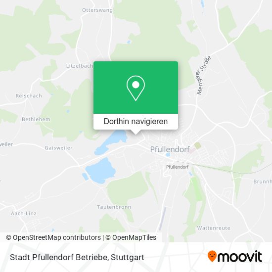 Stadt Pfullendorf Betriebe Karte