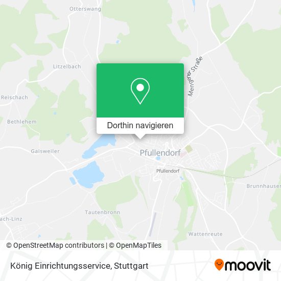 König Einrichtungsservice Karte