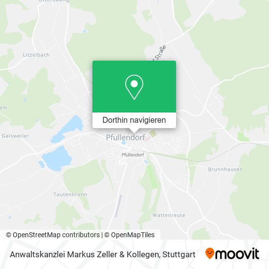 Anwaltskanzlei Markus Zeller & Kollegen Karte