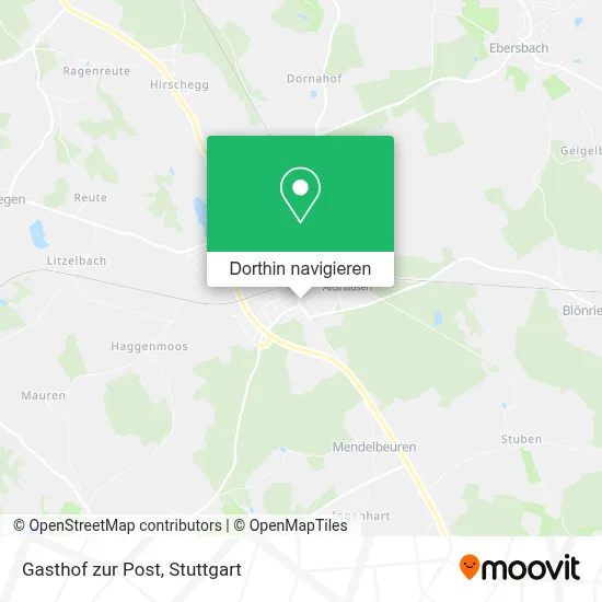 Gasthof zur Post Karte