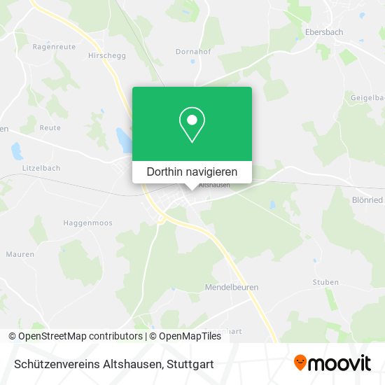 Schützenvereins Altshausen Karte