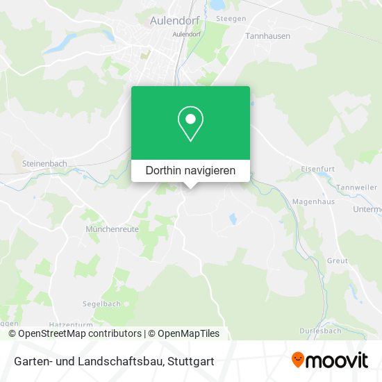 Garten- und Landschaftsbau Karte