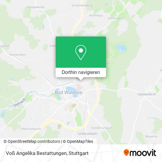 Voß Angelika Bestattungen Karte