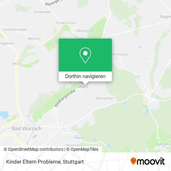 Kinder Eltern Probleme Karte