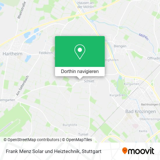 Frank Menz Solar und Heiztechnik Karte