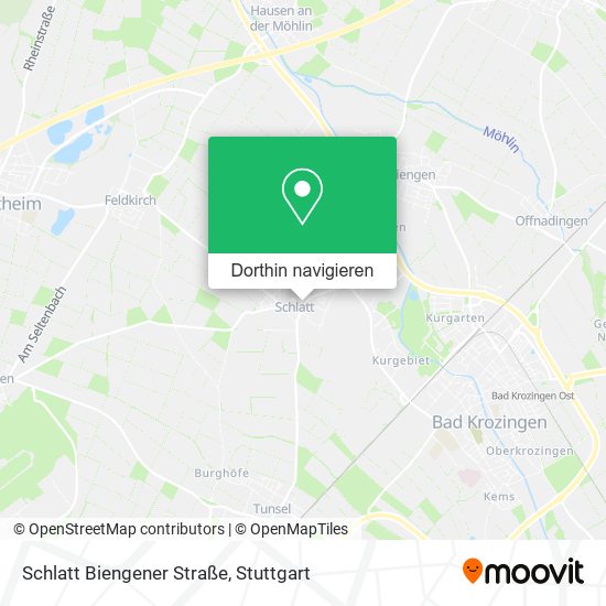 Schlatt Biengener Straße Karte