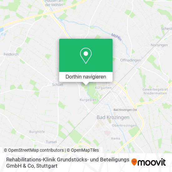 Rehabilitations-Klinik Grundstücks- und Beteiligungs GmbH & Co Karte