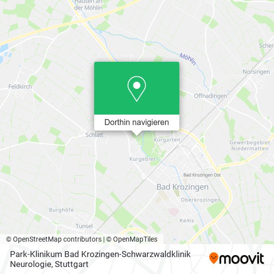 Park-Klinikum Bad Krozingen-Schwarzwaldklinik Neurologie Karte