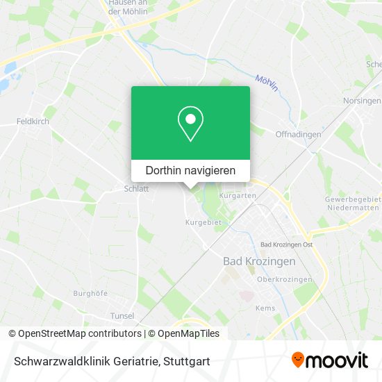 Schwarzwaldklinik Geriatrie Karte