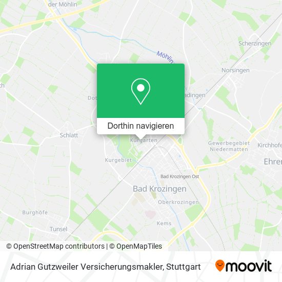 Adrian Gutzweiler Versicherungsmakler Karte