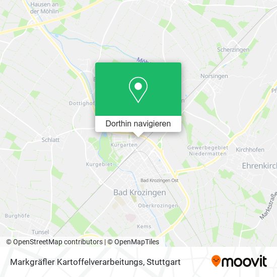 Markgräfler Kartoffelverarbeitungs Karte