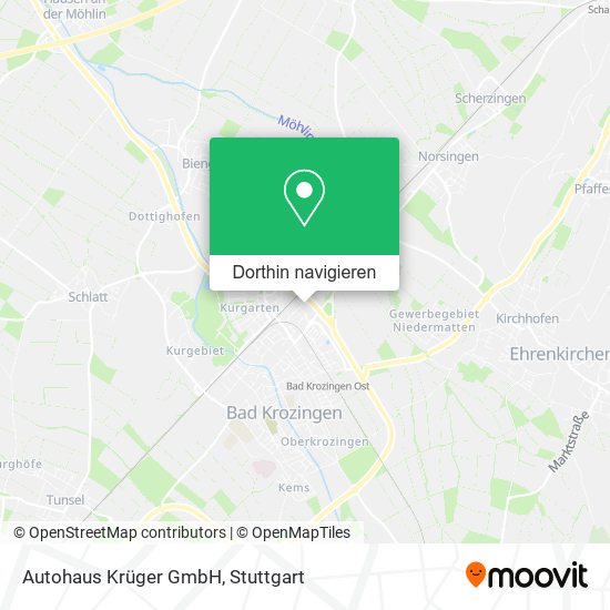 Autohaus Krüger GmbH Karte