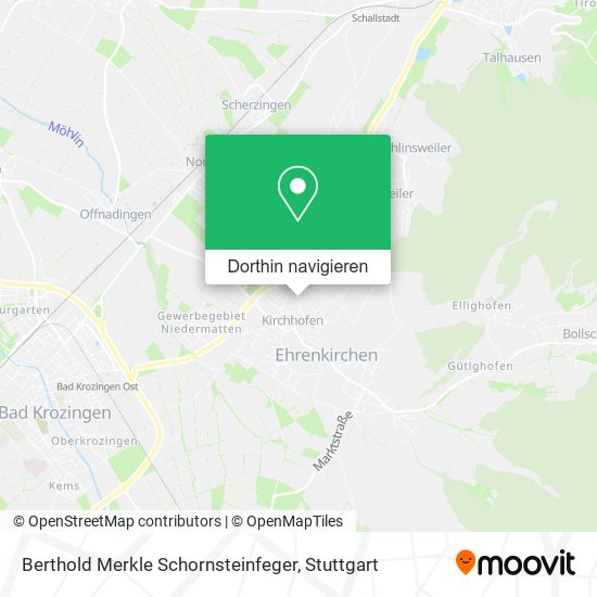 Berthold Merkle Schornsteinfeger Karte