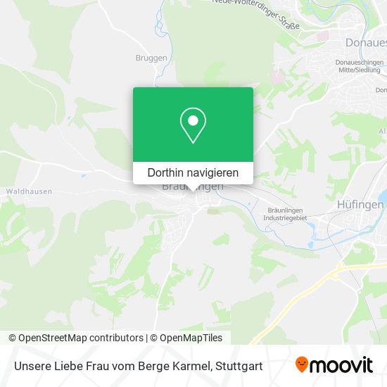 Unsere Liebe Frau vom Berge Karmel Karte