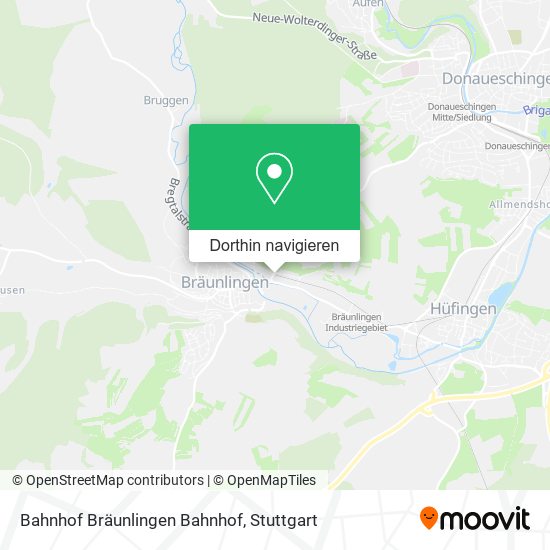 Bahnhof Bräunlingen Bahnhof Karte